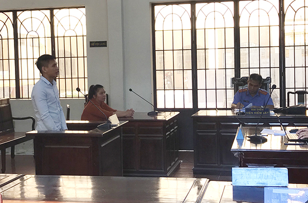  Bị cáo Nguyễn Văn Thoại tại phiên tòa xét xử