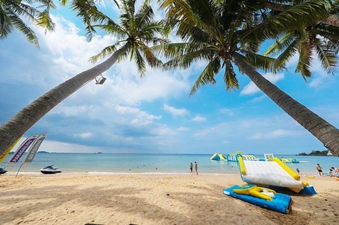 Hon Thom Islet, a popular tourist attraction of foreign tourists on Phu Quoc Island. Photo by VnExpress/Minh Nhat.