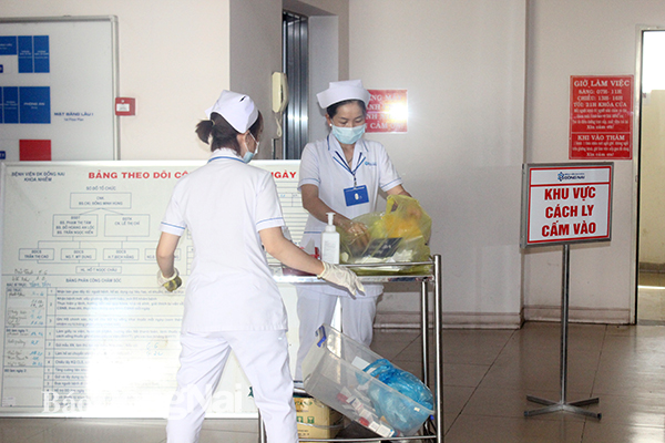 Khu cách ly theo dõi, điều trị cho bệnh nhân nghi ngờ nhiễm/nhiễm Covid-19 tại Bệnh viện đa khoa Đồng Nai