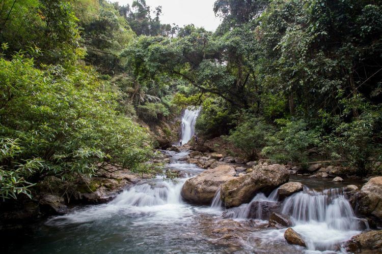 The waterfall has a consistent, bountiful flow of water throughout the year. Located in a primary forest, it presents great potential for adventure tourism.