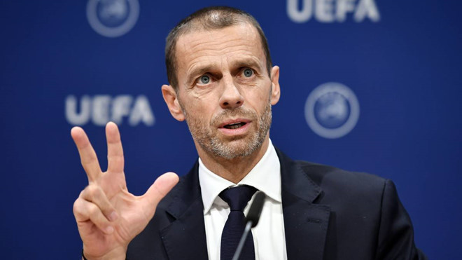 Chủ tịch UEFA, ông Aleksander Ceferin đưa ra kế hoạch A, B và C, nhưng đều phải chờ đại dịch kết thúc