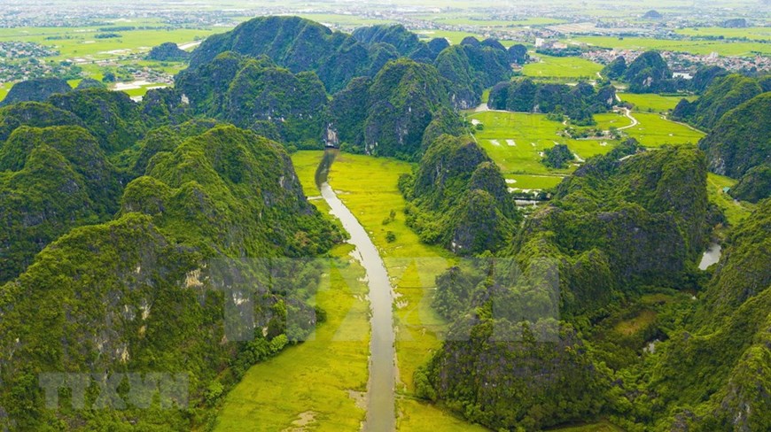 Tam Coc, inside the famed Trang An Landscape Complex, a UNESCO-recognised heritage site, with karst mountains and rice fields, is nicknamed the inland Ha Long Bay. 
