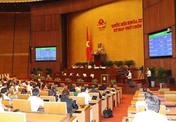 The first working day of the second phase of the 14th National Assembly's ninth session.