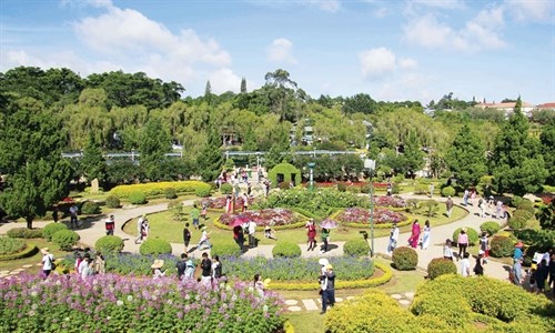 A public garden in Da Lat city (Photo: VNA)