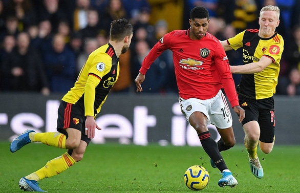 Rashford (giữa) sẵn sàng trở lại sau nhiều tháng dưỡng thương - Ảnh: NYT