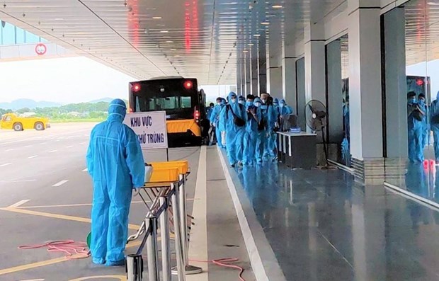 The Van Don Airport receives Japanese experts (Photo: VNA)