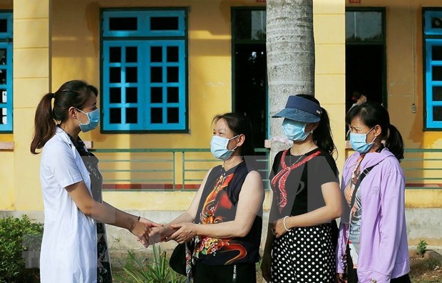 Citizens complete their quarantine duration at a facility (Photo: VNA) 