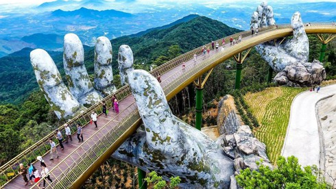 Golden Bridge - a key tourist attraction in Da Nang