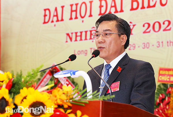 Bí thư Huyện ủy Long Thành Dương Minh Dũng khai mạc Đại hội