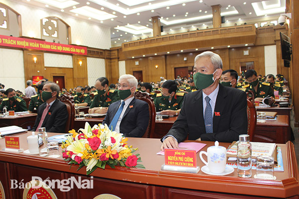  Bí thư Tỉnh ủy Đồng Nai Nguyễn Phú Cường và các đại biểu dự đại hội