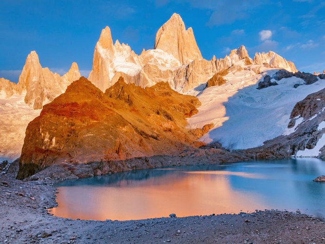 Los Glaciares National Park located in Argentina tops the list for its most breathtaking view in the world.