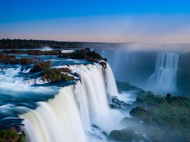 Second position goes to Iguazu Falls in Iguazu National Park, a UNESCO World Heritage site situated between Argentina and Brazil.