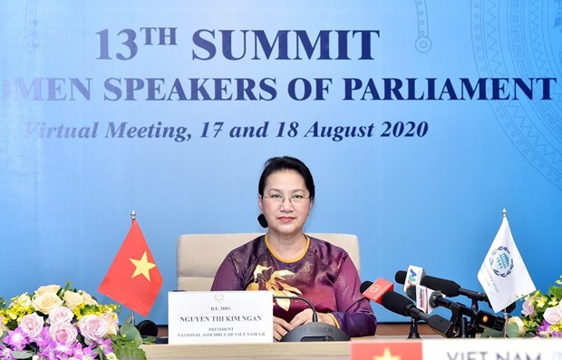 National Assembly Chairwoman Nguyen Thi Kim Ngan at the event 