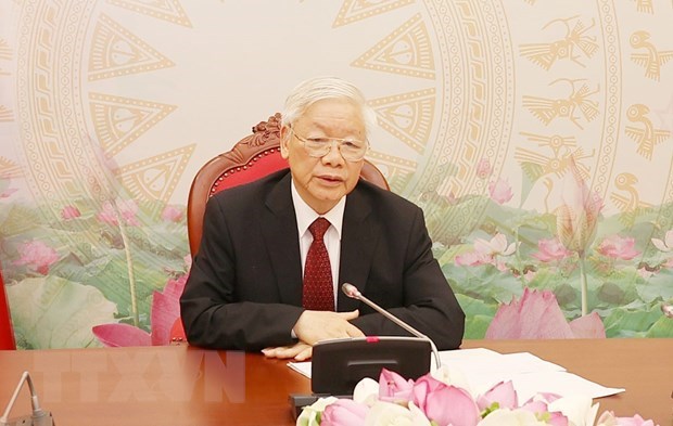 Party General Secretary and State President Nguyen Phu Trong.