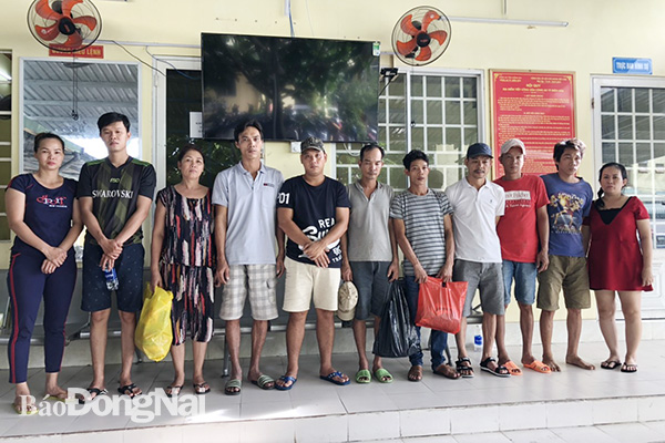 Bắt tụ điểm đánh bạc tại P.Tân Biên