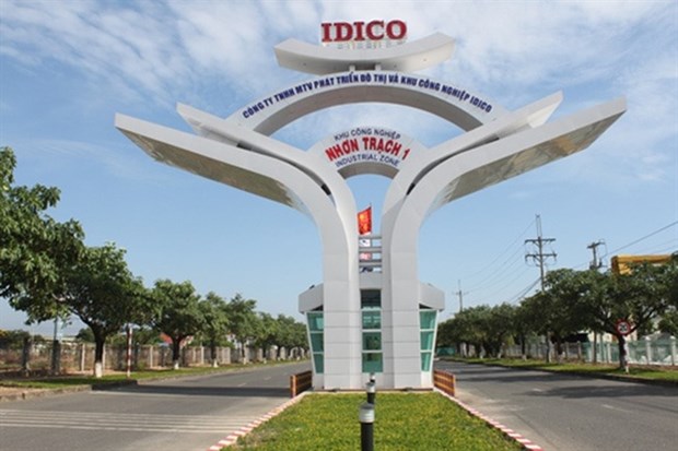 The entrance to IDICO at Nhon Traach I Industrial Zone in the southern province of Dong Nai.