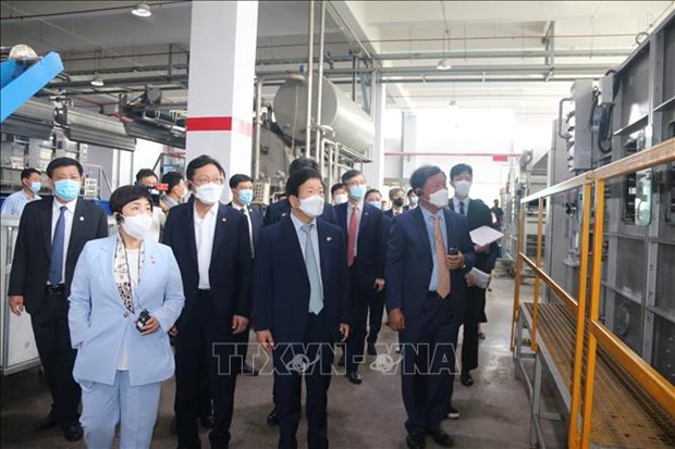RoK delegation visits Samil Vina company