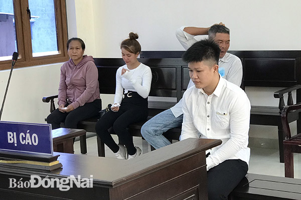Bị cáo Huỳnh Long Khanh tại phiên tòa xét xử sơ thẩm hình sự
