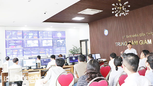 Trung tâm điều hành IOC TP.Biên Hòa đã sẵn sàng chờ ngày “kích hoạt”. Ảnh: N.Liên