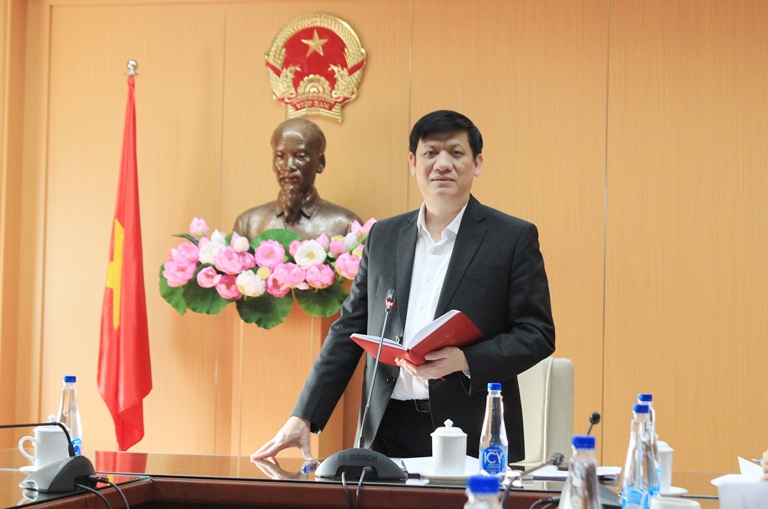 GS.TS.Nguyễn Thanh Long, Bộ trưởng Bộ Y tế phát biểu chỉ đạo Hội nghị