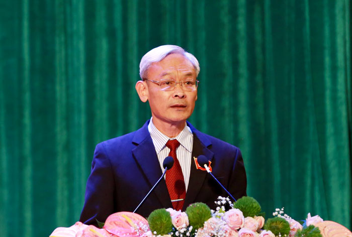 Đồng chí Nguyễn Phú Cường, Ủy viên Trung ương Đảng, Bí thư Tỉnh ủy, Chủ tịch HĐND tỉnh. Ảnh: 
