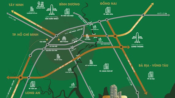 Many traffic projects to be linked to Long Thanh International Airport