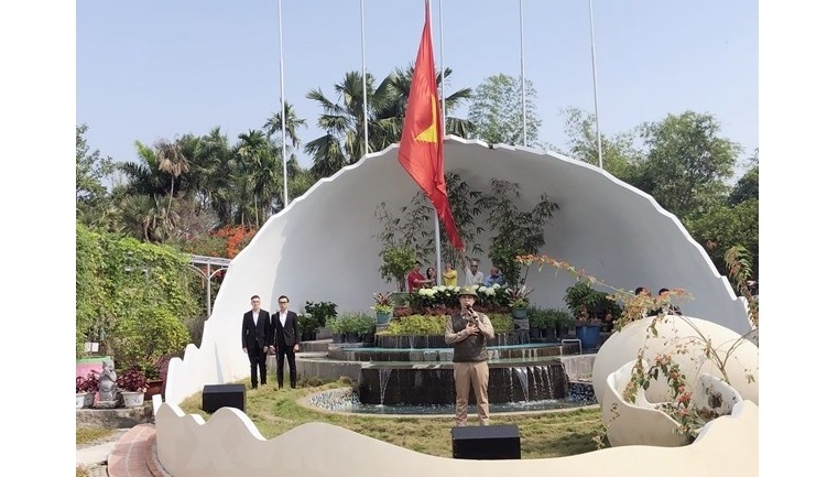 The tourist site, covering an area of nearly 20 hectares, recreates the cultural beauty of the thousands of years of the Vietnamese people through technological applications. (Photo: VNA)