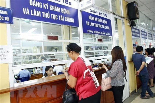 Up to 91.58 percent of the national population are expected to join health insurance in 2021, according to the Vietnam Social Security (VSS). (Photo: VNA)