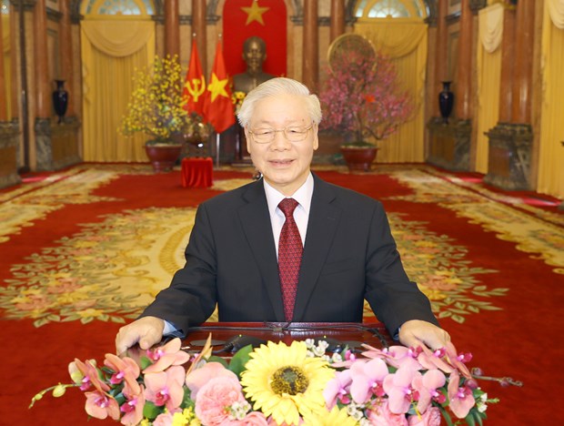 Party General Secretary and State President Nguyen Phu Trong sends his  best wishes to the entire nation and the community of overseas Vietnamese.