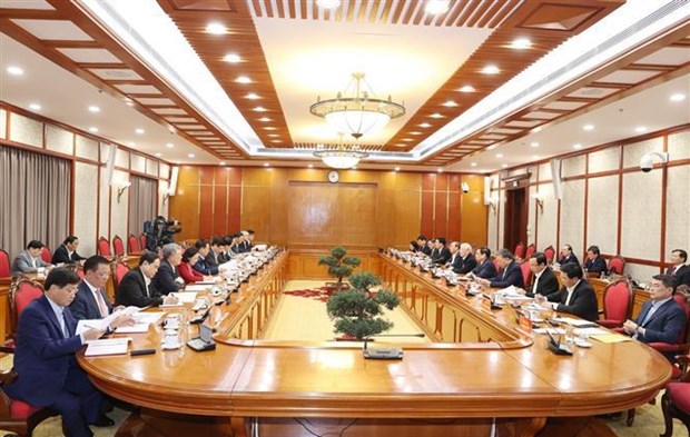Politburo, Secretariat of Party Central Committee hold first session
