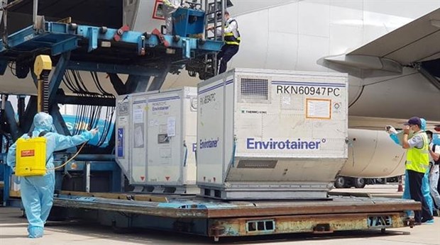 First batch of COVID-19 vaccines arrives in Vietnam