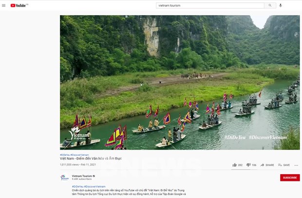 Two video clips are released by the Vietnam National Administration of Tourism (VNAT) on its official YouTube channel – Vietnam Tourism – to give audience a glimpse of Vietnam’s most popular attractions and the country’s culture and cuisine. (Photo: VNA)