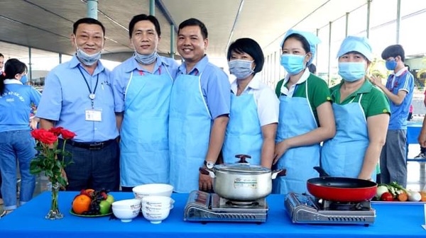 Công đoàn cơ sở Công ty TNHH Hwaseung Vina (H.Nhơn Trạch) vừa tổ chức hội thi nấu ăn cho nữ công nhân