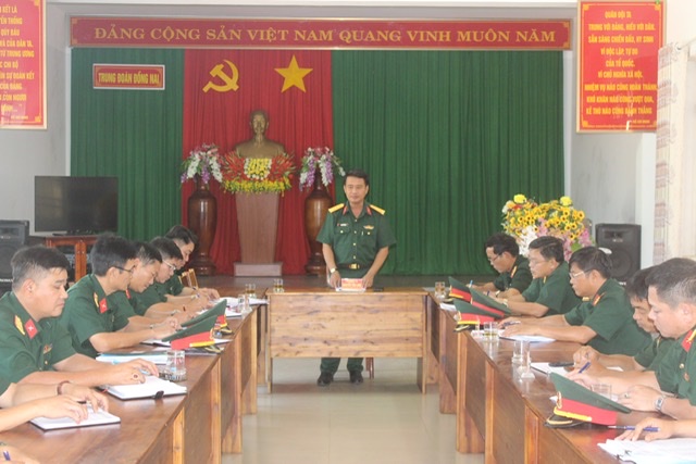 Trung đoàn Đồng Nai: Sẵn sàng bước vào huấn luyện chính thức