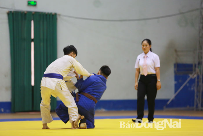 Giải vô địch judo toàn quốc 2021 diễn ra từ ngày 9 đến 17-4 tại Đồng Nai. Ảnh minh họa