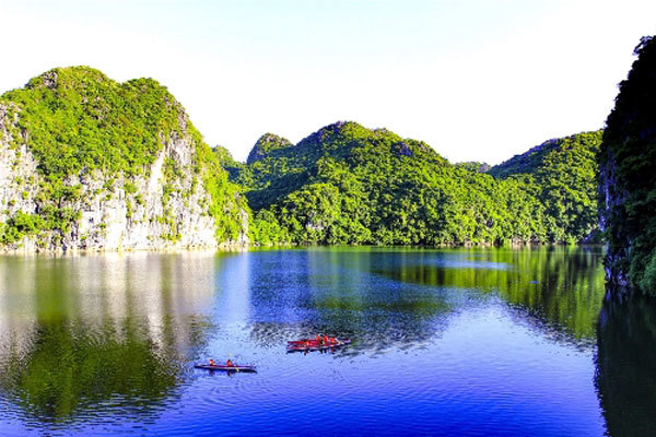 The national park in the central province of Thua-Thien Hue stretches from the coast to the Annamite mountain range at the Lao border. More than 1400 species of plants, including rare ferns and orchids, have been discovered in Bach Ma, representing a fifth of the flora of Vietnam.  As for wildlife, there are 132 kinds of mammals (three of which, the antelope-like saola, and deer-resembling Truong Son muntjac and the giant muntjac, were only discovered in the 1990s), and nine species of primates, including small numbers of the incredible-looking (and incredibly-rare) red-shanked Douc langur.