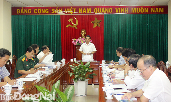  Phó chủ tịch UBND tỉnh Thái Bảo kết luận hội nghị