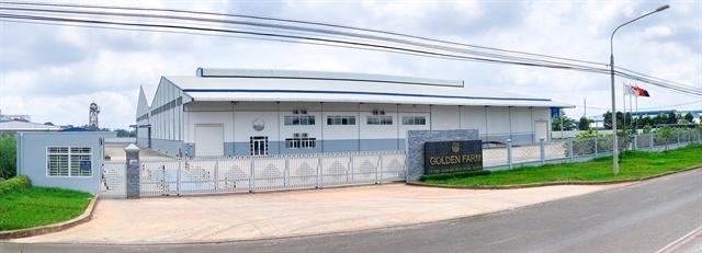 A Golden Farm factory in Đồng Nai Province. — Photo courtesy of the agency