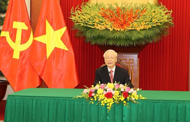 General Secretary of the Communist Party of Vietnam (CPV) Central Committee Nguyen Phu Trong.