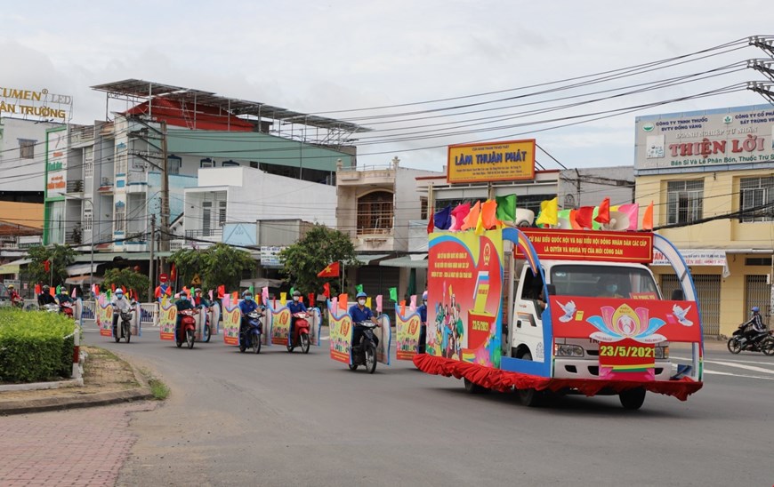 Campaign raising public awareness of the election is promoted in Dong Thap province. 