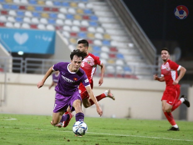 Vietnam draw 1-1 with Jordan in their friendship match in the UAE (Source: VFF)