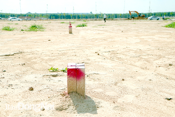 Hơn 5,5 ngàn mốc đất đã được cắm tại khu tái định cư Lộc An - Bình Sơn