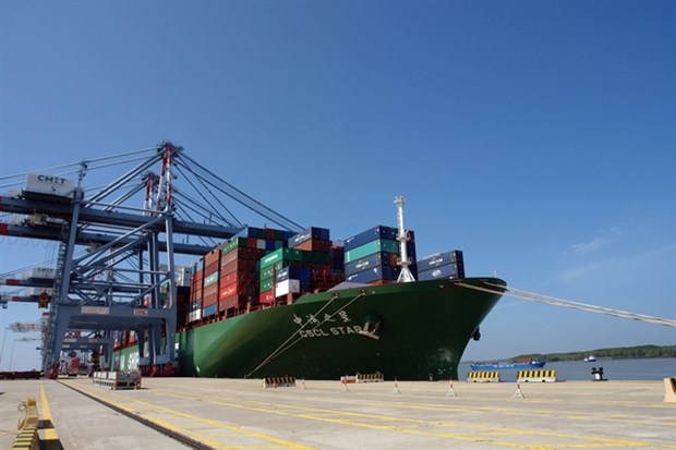 A container ship anchored at Cai Mep - Thi Vai Port in Ba Ria - Vung Tau province. Vietnam needs to develop a new plan for seaports to contribute to the country's socio-economic development. 