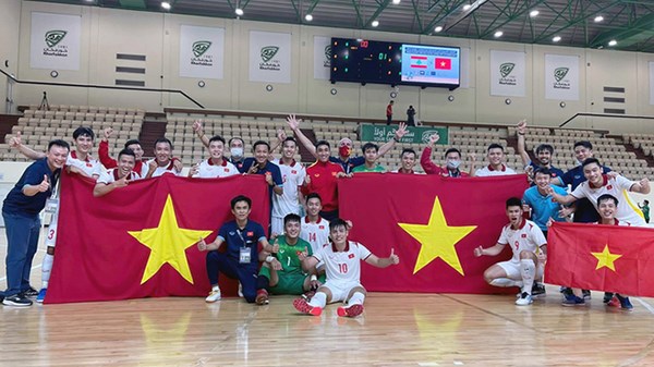 Vietnam's futsal team (Photo: VNA)