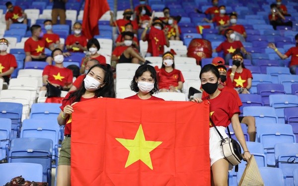 Vietnamese fan at the Vietnam-Malaysia game (Source: VNA)