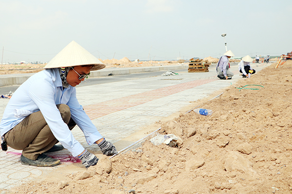 Hơn 2,3 ngàn thửa đất tại khu tái định cư Lộc An - Bình Sơn đã được bàn giao để thực hiện cắm mốc đất