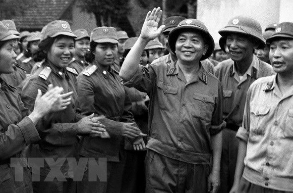 General Vo Nguyen Giap led the Vietnamese people to victory over the French colonialists and then the American imperialists (VNA File Photo)