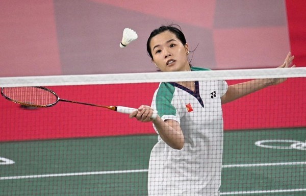 Vietnamese badminton player Nguyen Thuy Linh (Photo: VNA)