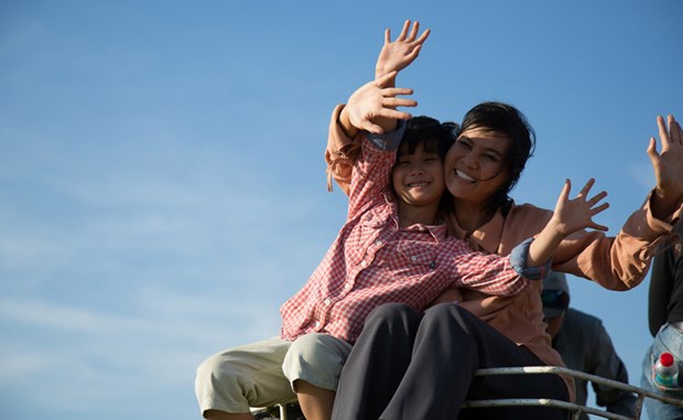 A screen in the movie "Hanh phuc cua me" (Photo courtesy of the filmmaker)