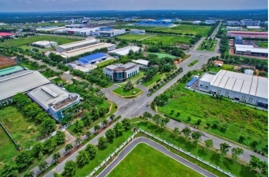 An industrial zone in Ba Ria-Vung Tau with a number of foreign-owned factories. Photo: baochinhphu.vn
